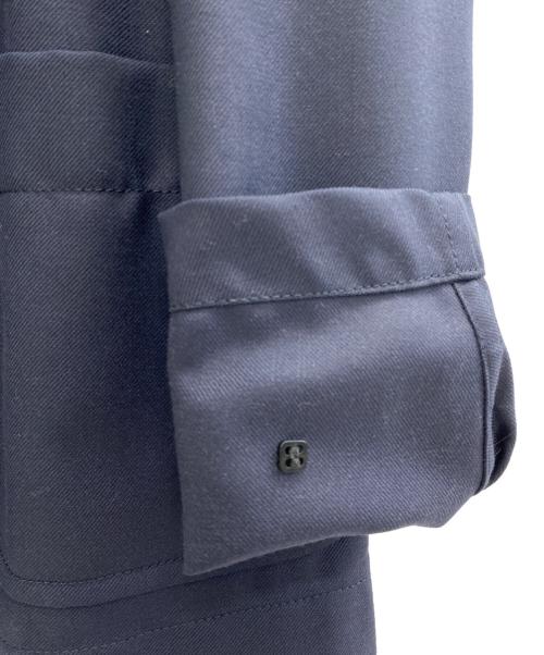 COMME des GARCONS SHIRT（コムデギャルソンシャツ）COMME des GARCONS SHIRT (コムデギャルソンシャツ) フード付ダブルジャケット ネイビー サイズ:Sの古着・服飾アイテム