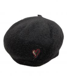 Porter Classic（ポータークラシック）の古着「H/W Wool Knit Beret」｜ブラック