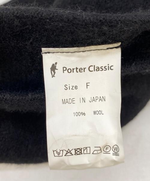 Porter Classic（ポータークラシック）Porter Classic (ポータークラシック) H/W Wool Knit Beret ブラック サイズ:Fの古着・服飾アイテム