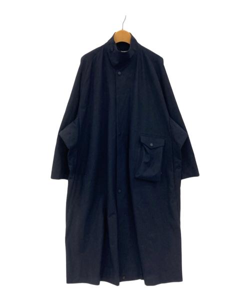 HYKE（ハイク）HYKE (ハイク) P/R MILITARY COAT ネイビー サイズ:SIZE1の古着・服飾アイテム