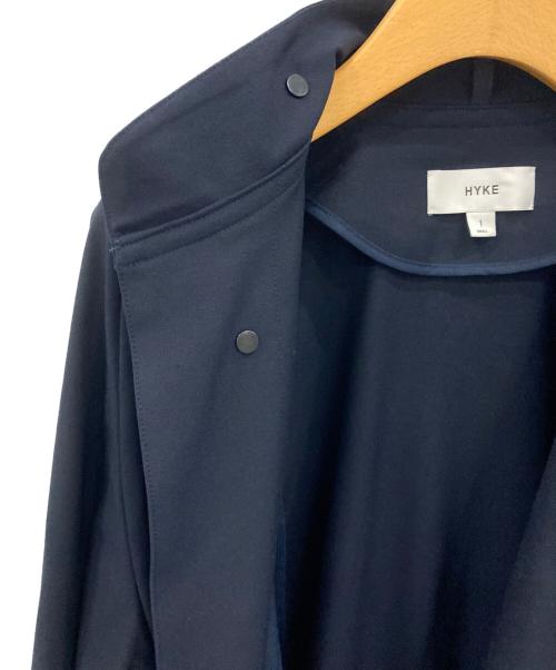 HYKE（ハイク）HYKE (ハイク) P/R MILITARY COAT ネイビー サイズ:SIZE1の古着・服飾アイテム