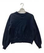 DRAWERドゥロワー）の古着「FALL1 コットン裏毛ロングスリーブ」｜ブラック