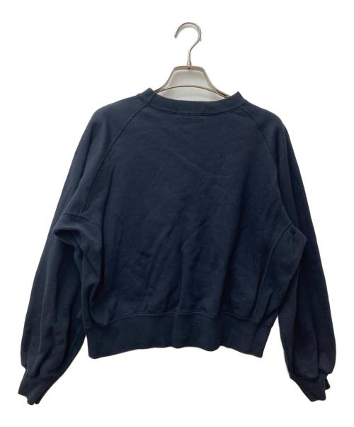 DRAWER（ドゥロワー）DRAWER (ドゥロワー) FALL1 コットン裏毛ロングスリーブ ブラック サイズ:Mの古着・服飾アイテム