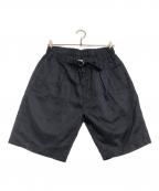 POST O'ALLSポストオーバーオールズ）の古着「E-Z Lax 4 Shorts」｜ネイビー