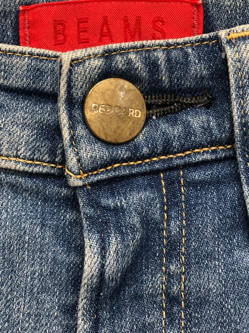 BEAMS（ビームス）BEAMS (ビームス) RED CARD (レッドカード) 裾スリットデニムパンツ インディゴ サイズ:22の古着・服飾アイテム