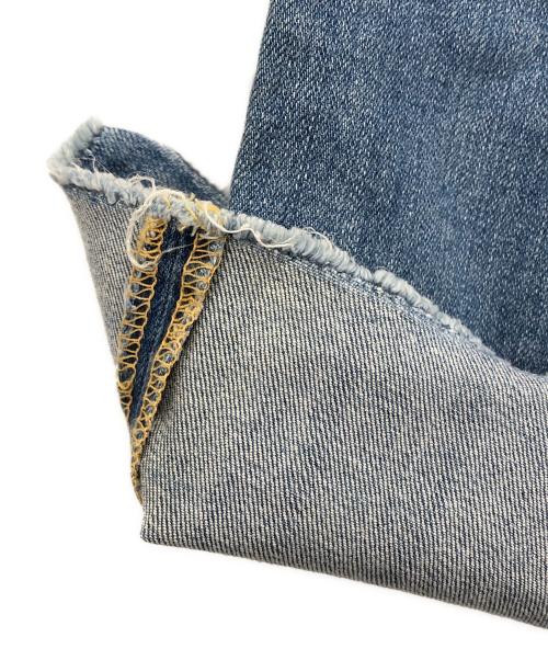 BEAMS（ビームス）BEAMS (ビームス) RED CARD (レッドカード) 裾スリットデニムパンツ インディゴ サイズ:22の古着・服飾アイテム