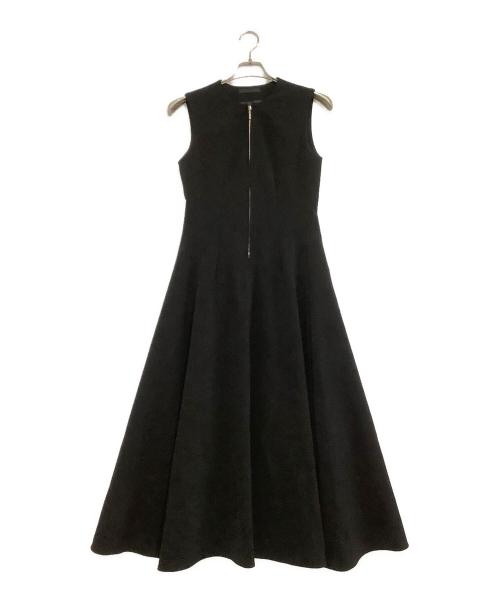 CINOH（チノ）CINOH (チノ) FLARE EVENING DRESS ブラック サイズ:36の古着・服飾アイテム