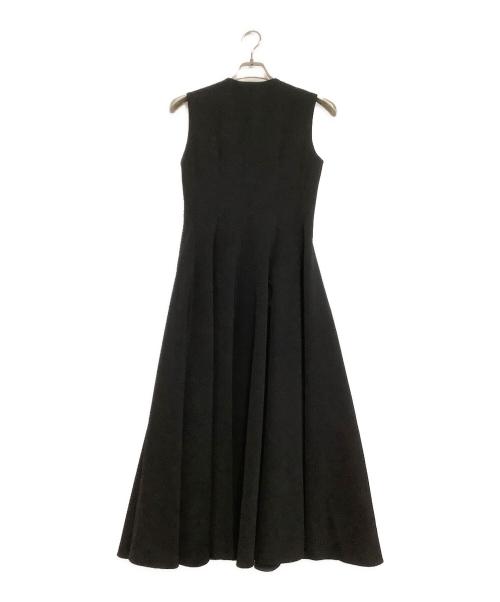 CINOH（チノ）CINOH (チノ) FLARE EVENING DRESS ブラック サイズ:36の古着・服飾アイテム