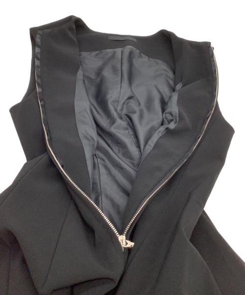 CINOH（チノ）CINOH (チノ) FLARE EVENING DRESS ブラック サイズ:36の古着・服飾アイテム