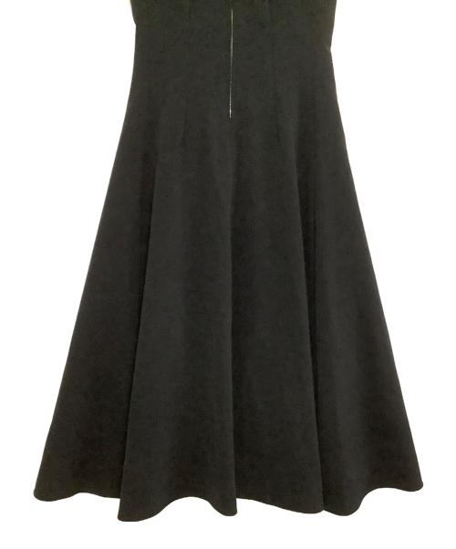 CINOH（チノ）CINOH (チノ) FLARE EVENING DRESS ブラック サイズ:36の古着・服飾アイテム