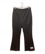doubletダブレット）の古着「METAL LETTER TRACK PANTS」｜ブラック