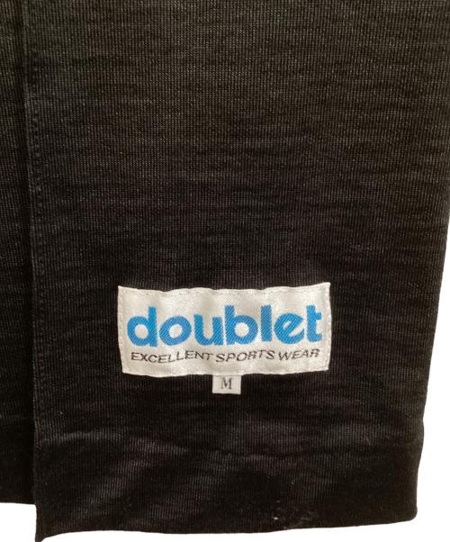 doublet（ダブレット）doublet (ダブレット) METAL LETTER TRACK PANTS ブラック サイズ:Mの古着・服飾アイテム