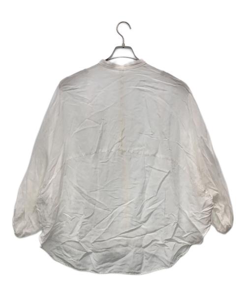 FRAMeWORK（フレームワーク）FRAMeWORK (フレームワーク) シアーリネンポンチョブラウス ホワイト サイズ:‐の古着・服飾アイテム