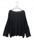 FRAMeWORKフレームワーク）の古着「ウォッシャブル ニュアンスワイドプルオーバー」｜ブラック