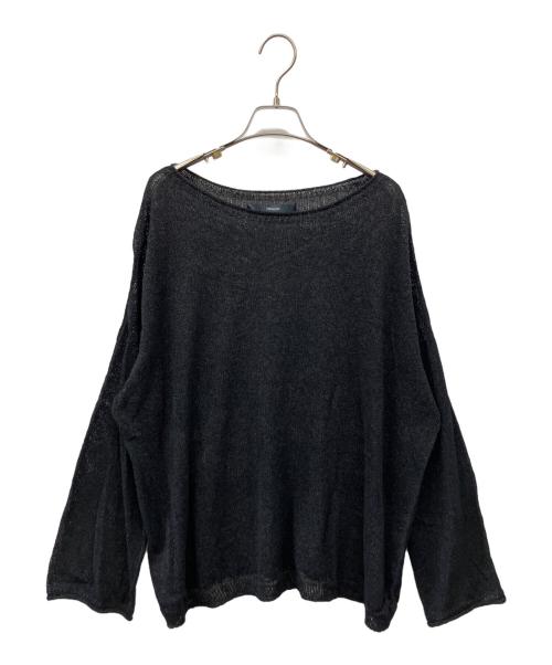 FRAMeWORK（フレームワーク）FRAMeWORK (フレームワーク) ウォッシャブル ニュアンスワイドプルオーバー ブラック サイズ:Fの古着・服飾アイテム