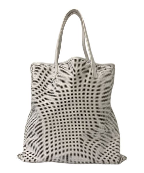 MARCO MASI（マルコマージ）MARCO MASI (マルコマージ) パンチングTOTE ホワイト サイズ:-の古着・服飾アイテム