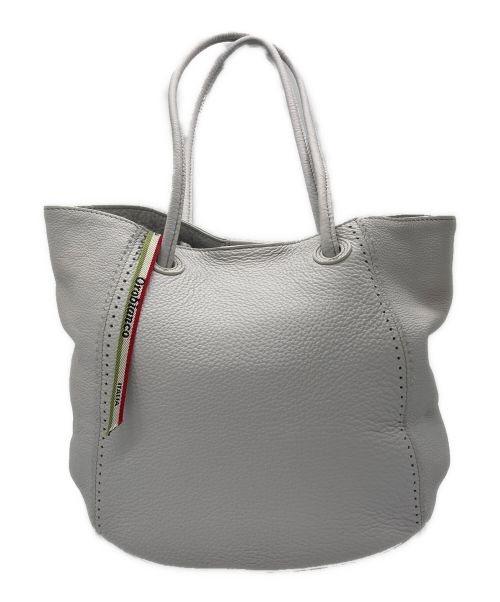 Orobianco（オロビアンコ）Orobianco (オロビアンコ) バケツ型トートバッグ ライトグレーの古着・服飾アイテム