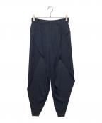 hatraハトラ）の古着「フロントカットパンツ」｜ネイビー