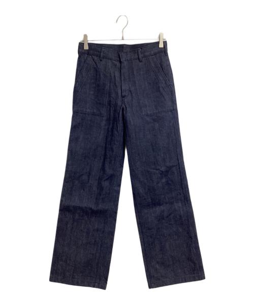 HYKE（ハイク）HYKE (ハイク) ベイカーデニムパンツ インディゴ サイズ:1の古着・服飾アイテム