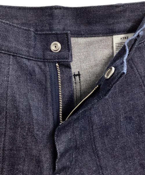 HYKE（ハイク）HYKE (ハイク) ベイカーデニムパンツ インディゴ サイズ:1の古着・服飾アイテム