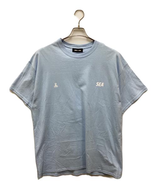 WIND AND SEA（ウィンダンシー）WIND AND SEA (ウィンダンシー) SOPHNET. (ソフネット) ラインストーンTシャツ ブルー サイズ:XLの古着・服飾アイテム