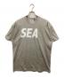 WIND AND SEA（ウィンダンシー）の古着「ロゴプリントTシャツ」｜グレー