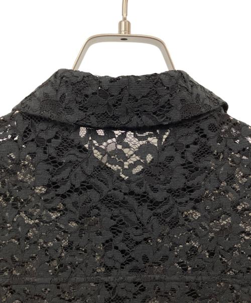 journal standard L'essage（ジャーナルスタンダード レサージュ）journal standard L'essage (ジャーナルスタンダード レサージュ) レースシャツ ブラック サイズ:Fの古着・服飾アイテム