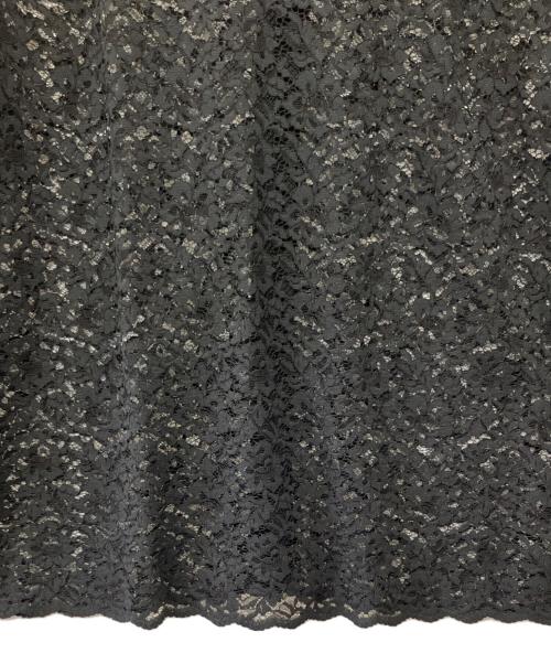 journal standard L'essage（ジャーナルスタンダード レサージュ）journal standard L'essage (ジャーナルスタンダード レサージュ) レースシャツ ブラック サイズ:Fの古着・服飾アイテム