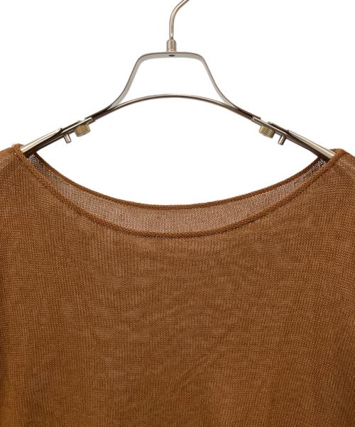 Plage（プラージュ）Plage (プラージュ) Li/Ny SIMPLE プルオーバー ブラウン サイズ:表記無しの古着・服飾アイテム