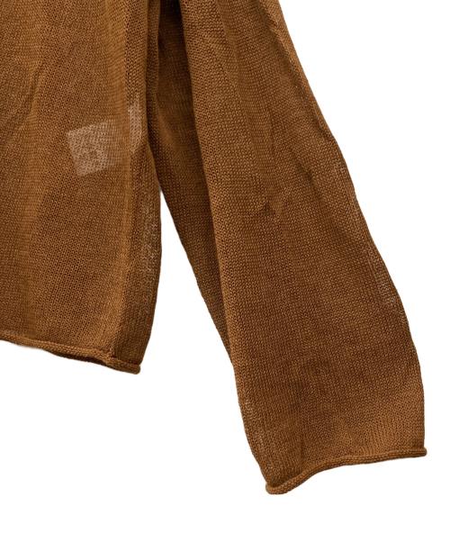 Plage（プラージュ）Plage (プラージュ) Li/Ny SIMPLE プルオーバー ブラウン サイズ:表記無しの古着・服飾アイテム