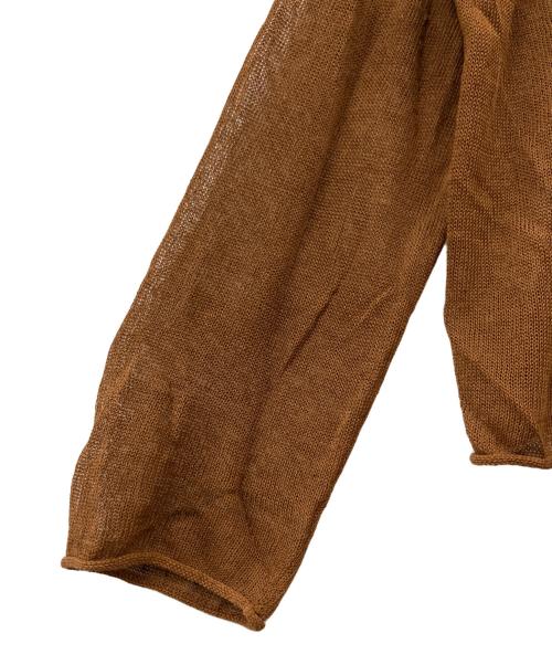 Plage（プラージュ）Plage (プラージュ) Li/Ny SIMPLE プルオーバー ブラウン サイズ:表記無しの古着・服飾アイテム