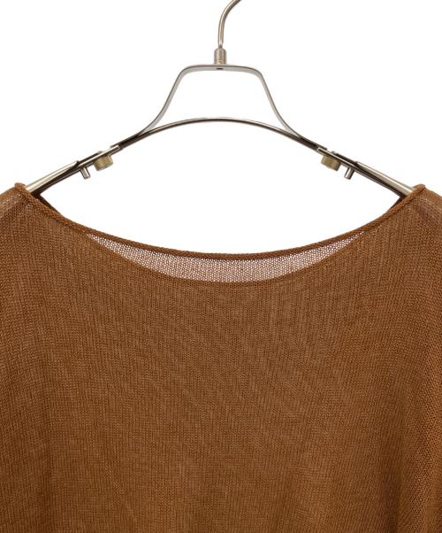 Plage（プラージュ）Plage (プラージュ) Li/Ny SIMPLE プルオーバー ブラウン サイズ:表記無しの古着・服飾アイテム