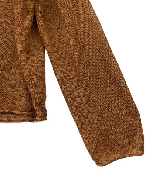 Plage（プラージュ）Plage (プラージュ) Li/Ny SIMPLE プルオーバー ブラウン サイズ:表記無しの古着・服飾アイテム