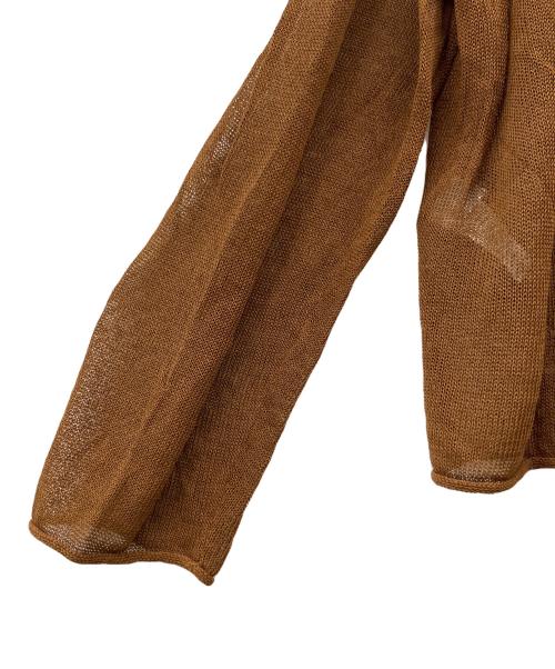 Plage（プラージュ）Plage (プラージュ) Li/Ny SIMPLE プルオーバー ブラウン サイズ:表記無しの古着・服飾アイテム