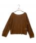 Plage（プラージュ）の古着「Li/Ny SIMPLE プルオーバー」｜ブラウン