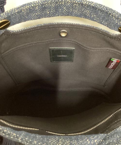 MANIUNO（マニウノ）MANIUNO (マニウノ) トートバッグ ネイビーの古着・服飾アイテム