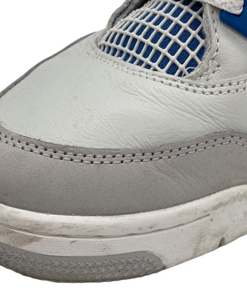 NIKE（ナイキ）NIKE (ナイキ) AIR JORDAN 4 RETRO（エアフォース4レトロ） ホワイト×ブルー サイズ:27cmの古着・服飾アイテム