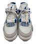 NIKE (ナイキ) AIR JORDAN 4 RETRO（エアフォース4レトロ） ホワイト×ブルー サイズ:27cm：14000円