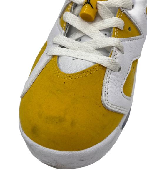 NIKE（ナイキ）NIKE (ナイキ) AIR JORDAN 6 RETRO（エアジョーダン6 レトロ） イエロー×ホワイト サイズ:27cmの古着・服飾アイテム