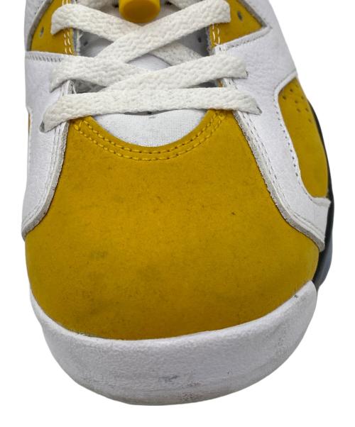NIKE（ナイキ）NIKE (ナイキ) AIR JORDAN 6 RETRO（エアジョーダン6 レトロ） イエロー×ホワイト サイズ:27cmの古着・服飾アイテム