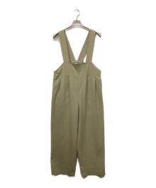 JOURNAL STANDARD relume（ジャーナルスタンダード レリューム）の古着「ウォッシャブルクレープツイルサロペット」｜ベージュ