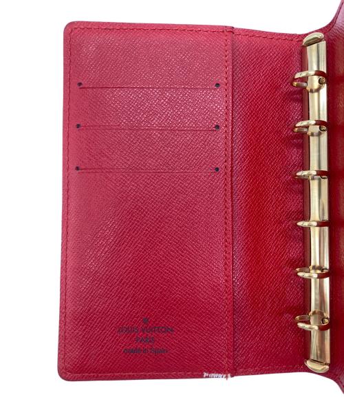LOUIS VUITTON（ルイ ヴィトン）LOUIS VUITTON (ルイ ヴィトン) 手帳カバー ルージュの古着・服飾アイテム