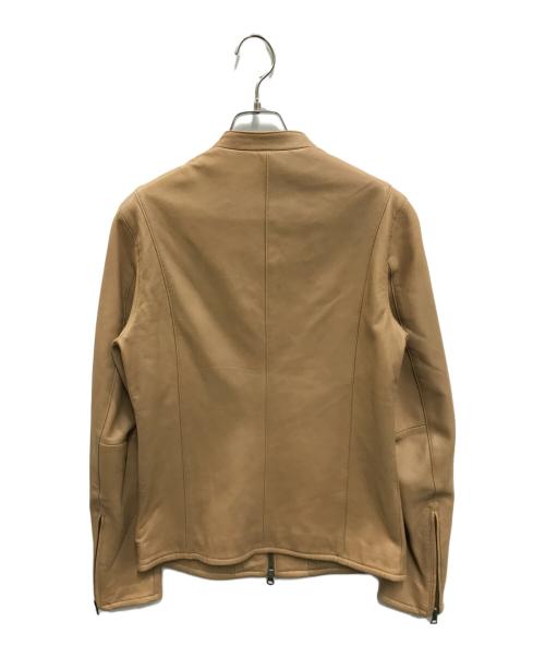 STUDIOUS（ステュディオス）STUDIOUS (ステュディオス) シングルライダースジャケット キャメル サイズ:1の古着・服飾アイテム