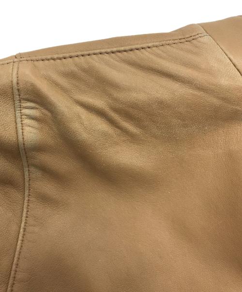 STUDIOUS（ステュディオス）STUDIOUS (ステュディオス) シングルライダースジャケット キャメル サイズ:1の古着・服飾アイテム