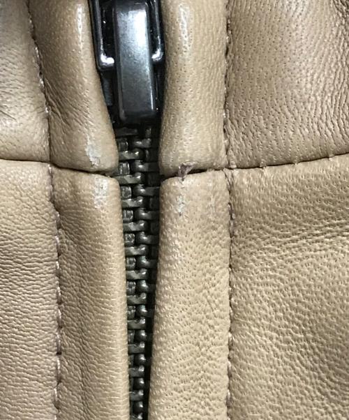 STUDIOUS（ステュディオス）STUDIOUS (ステュディオス) シングルライダースジャケット キャメル サイズ:1の古着・服飾アイテム