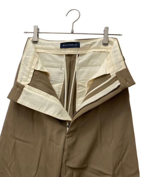 MADISON BLUE（マディソンブルー）MADISON BLUE (マディソンブルー) ハイウエストワイドパンツ　MB194-3013 ベージュ サイズ:XSの古着・服飾アイテム