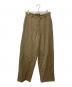 MADISON BLUE（マディソンブルー）の古着「ハイウエストワイドパンツ　MB194-3013」｜ベージュ