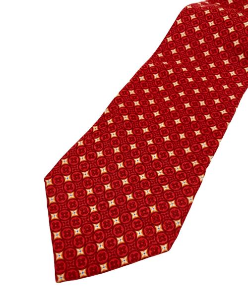 LOUIS VUITTON（ルイ ヴィトン）LOUIS VUITTON (ルイ ヴィトン) ネクタイ レッド×アイボリー サイズ:Fの古着・服飾アイテム