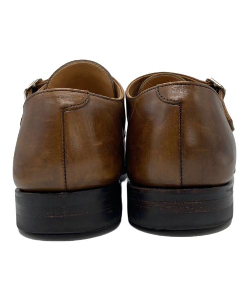 Crockett & Jones（クロケット＆ジョーンズ）Crockett & Jones (クロケット＆ジョーンズ) ダブルモンクストラップシューズ ブラウン サイズ:6の古着・服飾アイテム