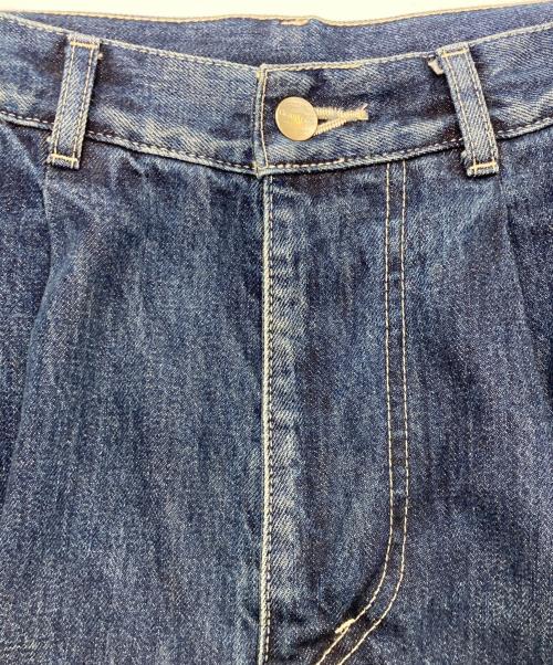 Graphpaper（グラフペーパー）Graphpaper (グラフペーパー) Selvage Denim Two Tuck Pants インディゴ サイズ:1の古着・服飾アイテム